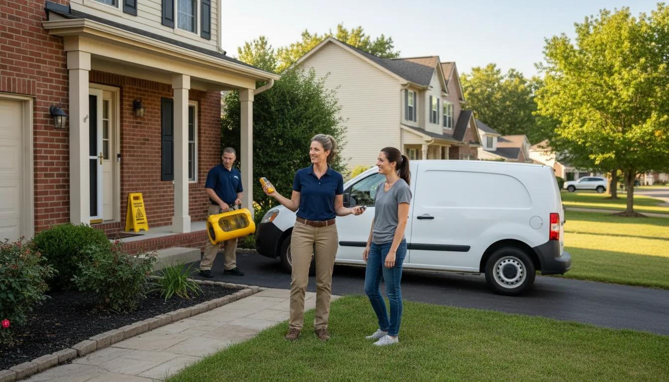 Residential water damage restoration in Armona, CA